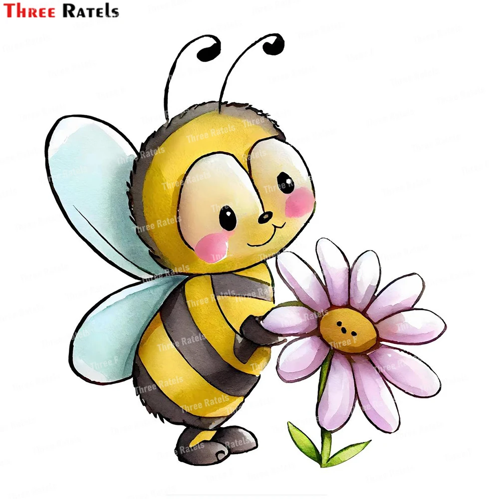 

Наклейки на стену для спальни с Пчелой Three Ratels L4