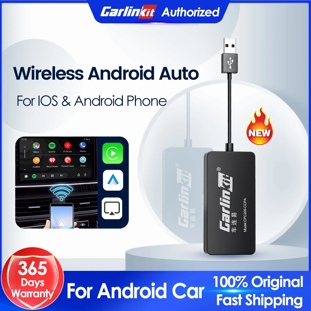 2022 беспроводной Автомобильный ключ CarPlay для Android автомобильный адаптер Carlinkit