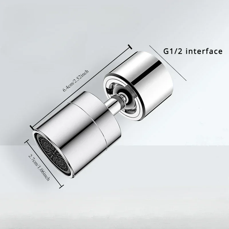 

Латунный удлинитель для крана, универсальное вспенивающее устройство с защитой от брызг, два режима потока воды