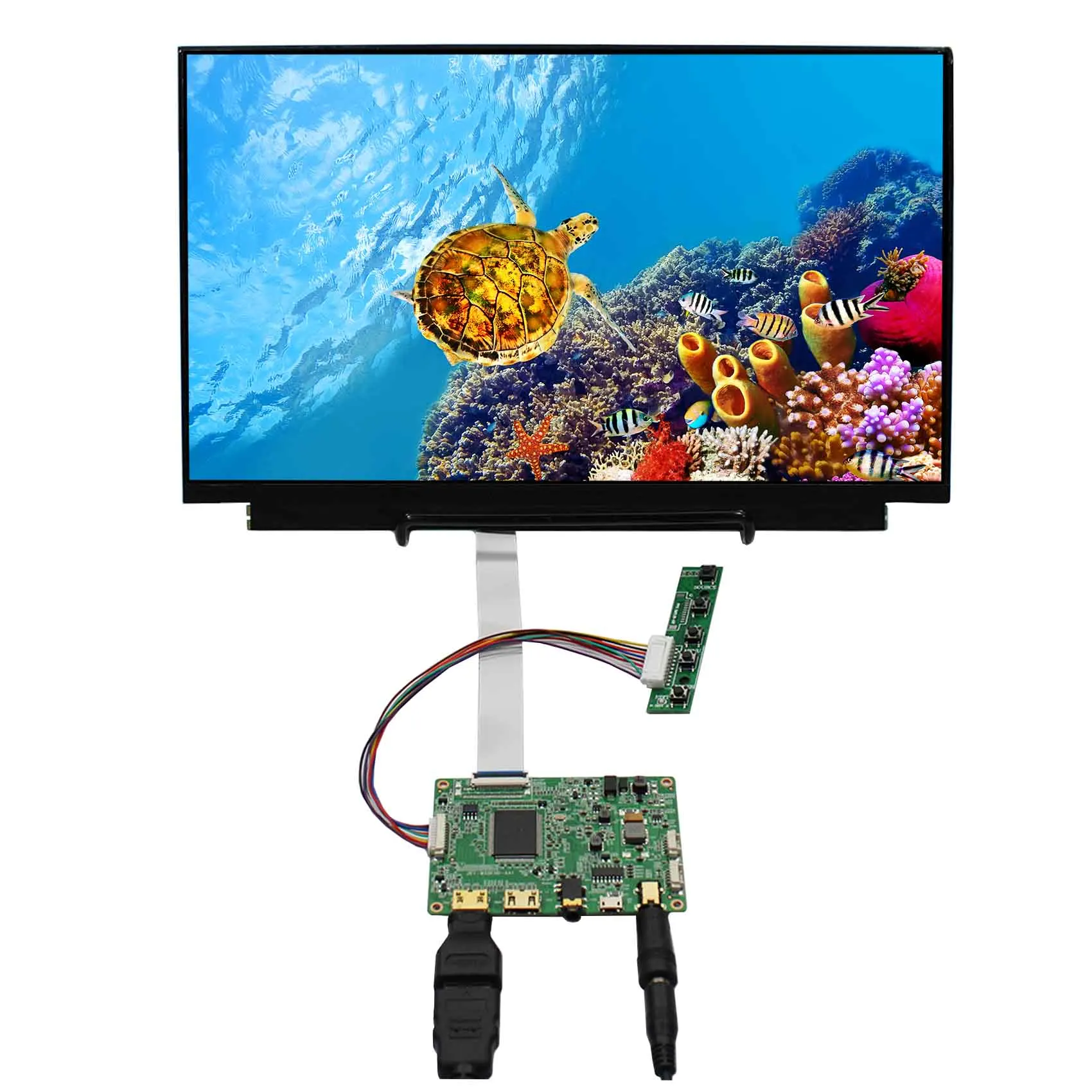 

2MINI HDMI Плата ЖК-контроллера и 13,3 "VS133M1JW15 1920x1080 FHD ЖК-экран