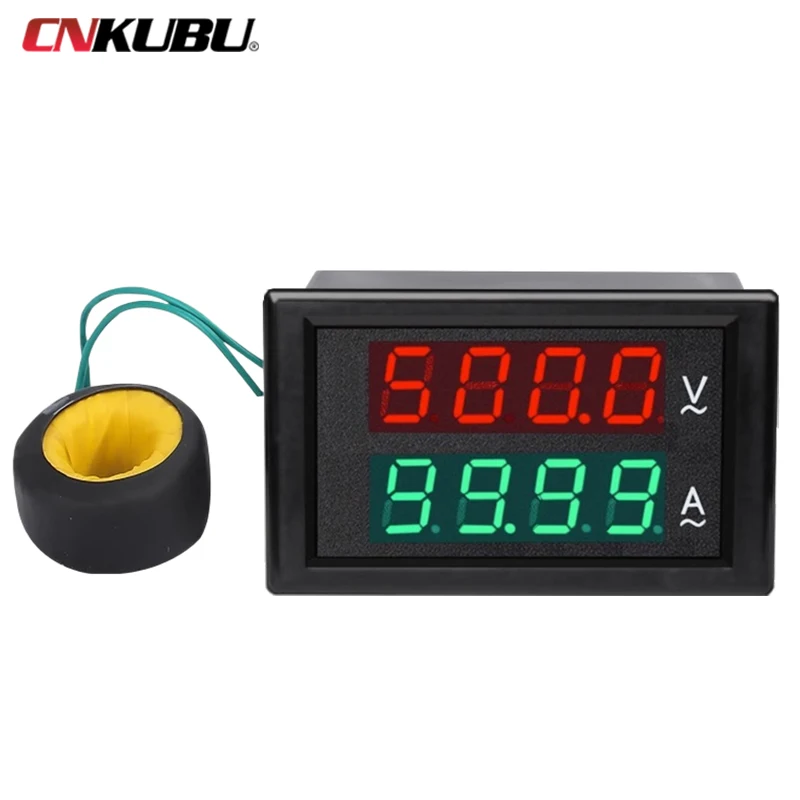 DL85-2042T AC 0-500V10 0A измеритель напряжения и тока цифровой дисплей двойной 4-значная