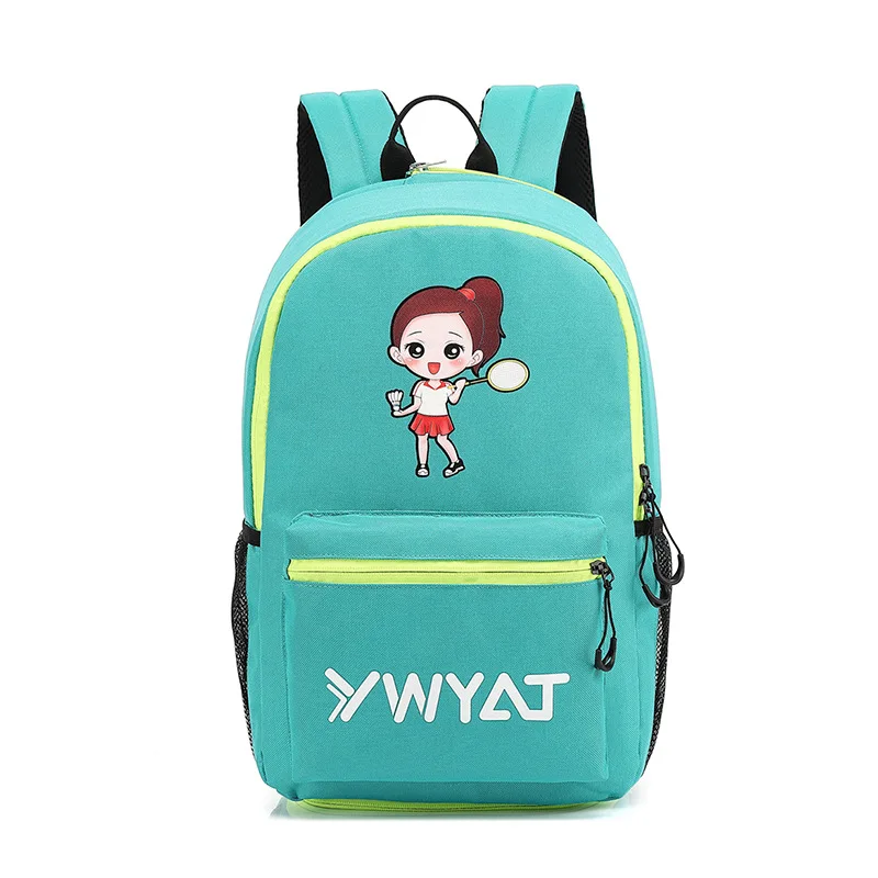 YWYAT Waterproof Badminton Bag Kids Badminton Backpack Large Capacity Youth Sports Children Badminton Bag with Shoe Comparmtent