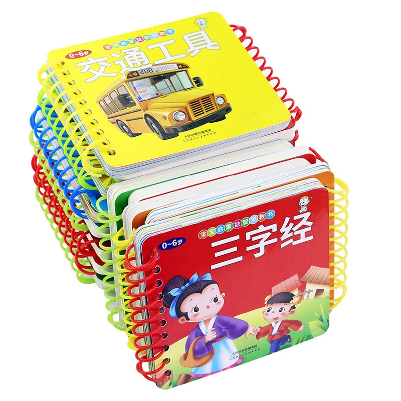 

2021 Tear Not Bad Literacy Card Baby Enlightenment Puzzle Early Teaching Children's Book Cognitive Book 0-6 Years Old Livros