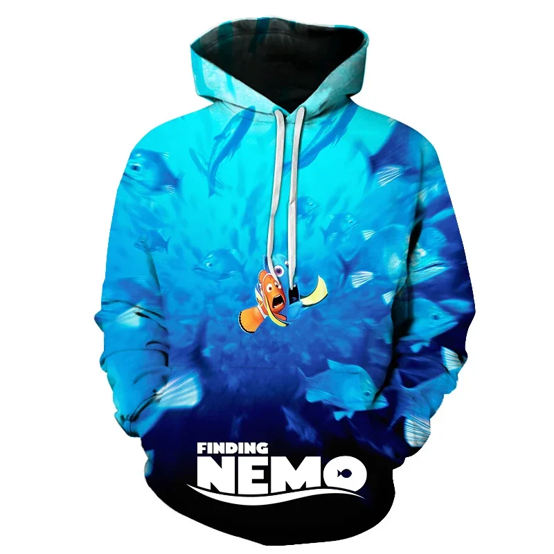 Толстовка с капюшоном в стиле Disney Модный повседневный крутой пуловер для