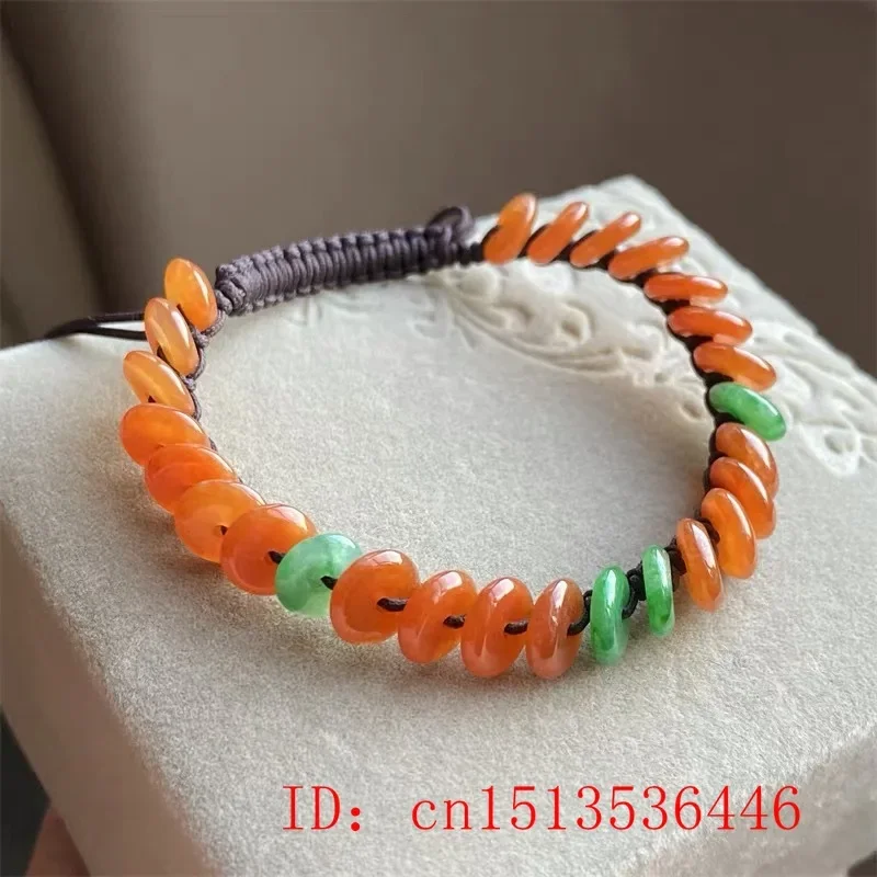 Натуральный китайский Изумрудный нефритовый безопасный браслет 10 мм из бисера