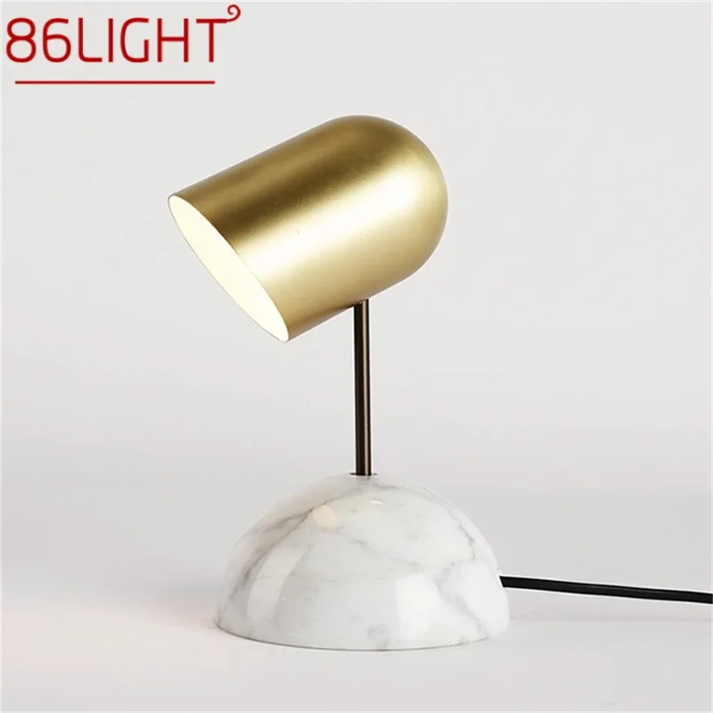 

86LIGHT Modern Table Lamp Simple Fashion Marble Desk Light LED For Home Bedroom Hotel Living Room Decorative