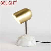 86light modern table lamp simple fashion marble desk light led for home bedroom hotel living room decorative