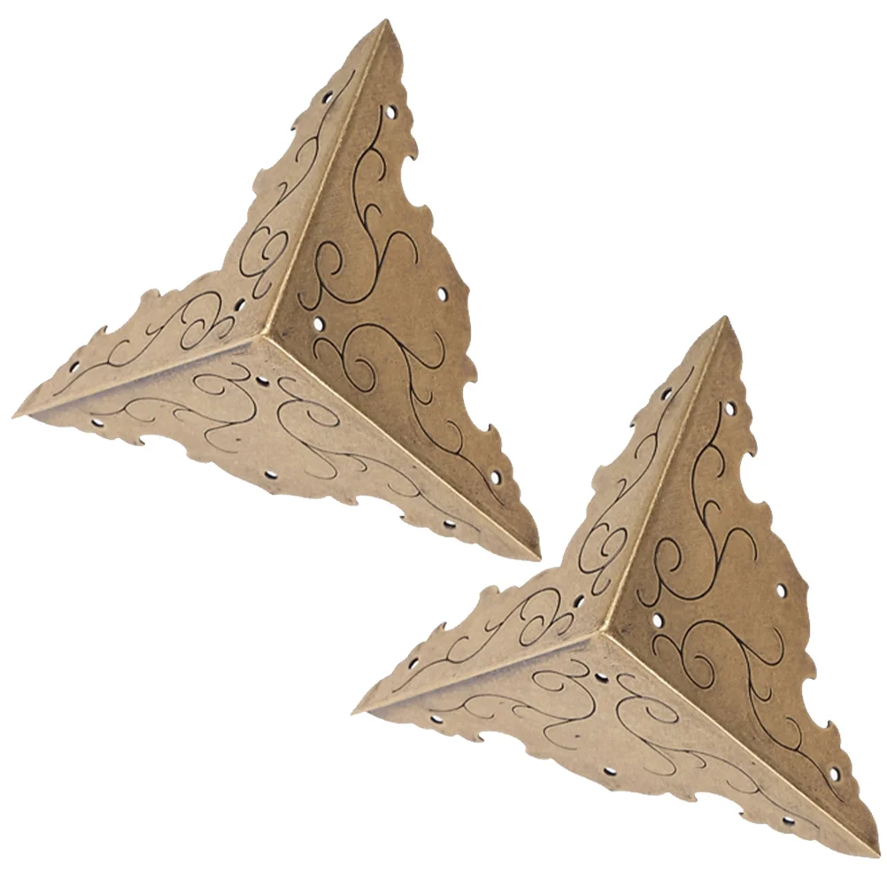 

2 шт., медные защитные накладки на углы шкафа