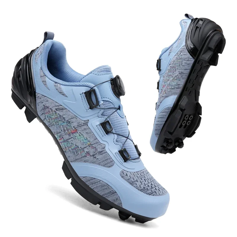 Кроссовки мужские для горного велосипеда сверхлегкие дышащие самозакрывающиеся