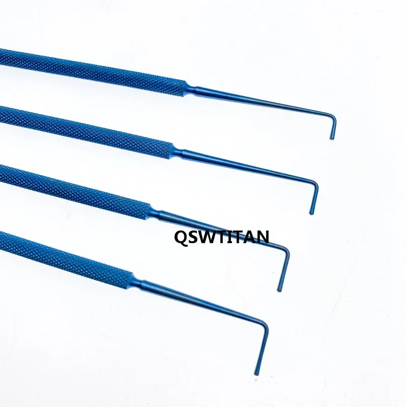 Офтальмологический крючок Helveston Muscle Hook из титана, 6-12 мм, хирургический инструмент для глазных операций (art.: 3920dbcb238fd) - 3920dbcb238fd