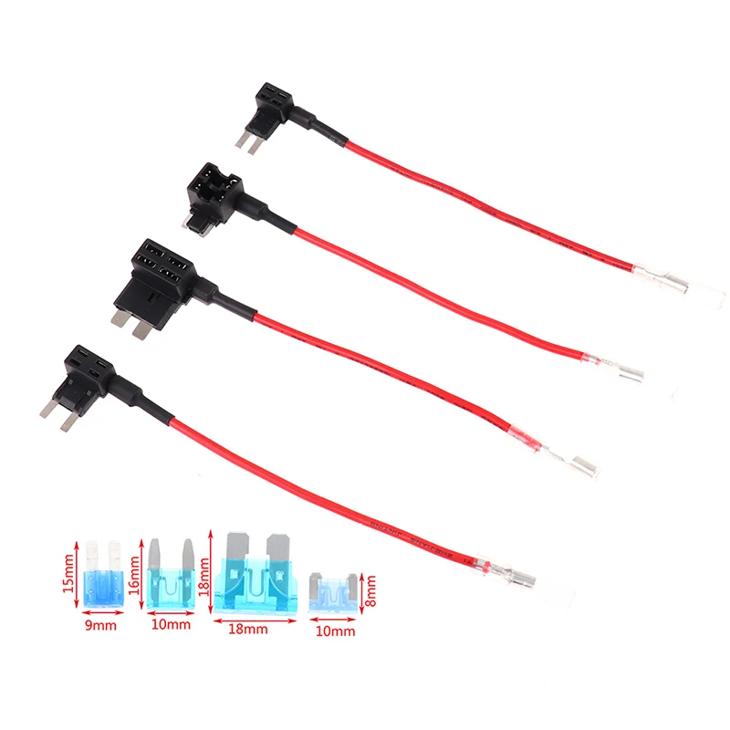 Автомобильный мини-держатель предохранителей адаптер для дополнительной цепи с