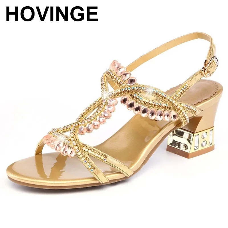 

Женские босоножки из натуральной кожи, на высоком каблуке, с открытым носком