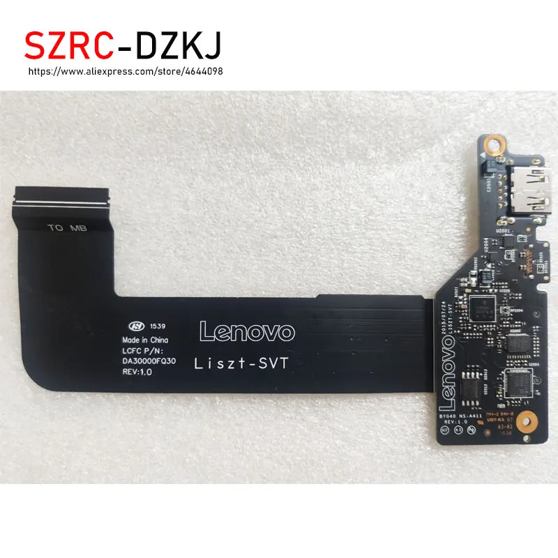 

New Original for Lenovo YOGA 4 PRO YOGA 900-13ISK USB Card reader board Port Board BYG40 with cable NS-A411