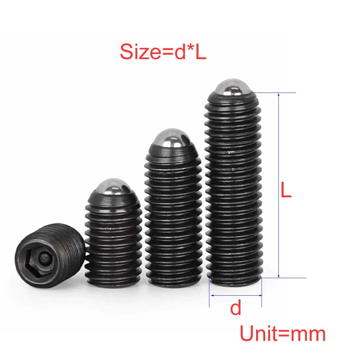 

Стальной шаровой фиксатор M3-M16