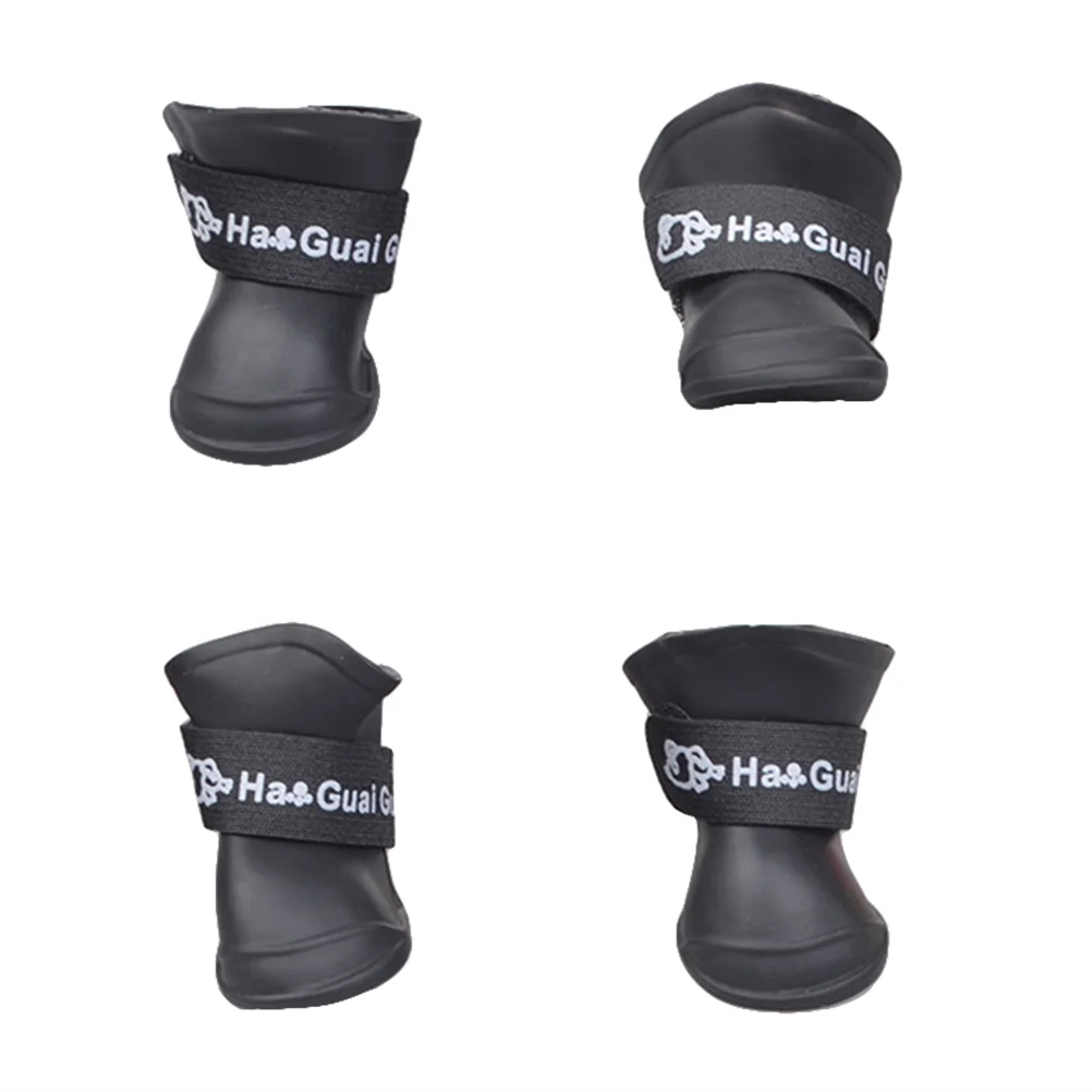 

Dog Boots Rain Dogs Shoes Rubber Paw Pet Boot Puppy Snow Large Medium Waterproof Booties Winter Protector Socks Protection