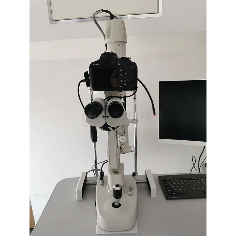 Фтальмологические цифровые разрезные лампы SY-V004-4 China 5-ступенчатый микроскоп для