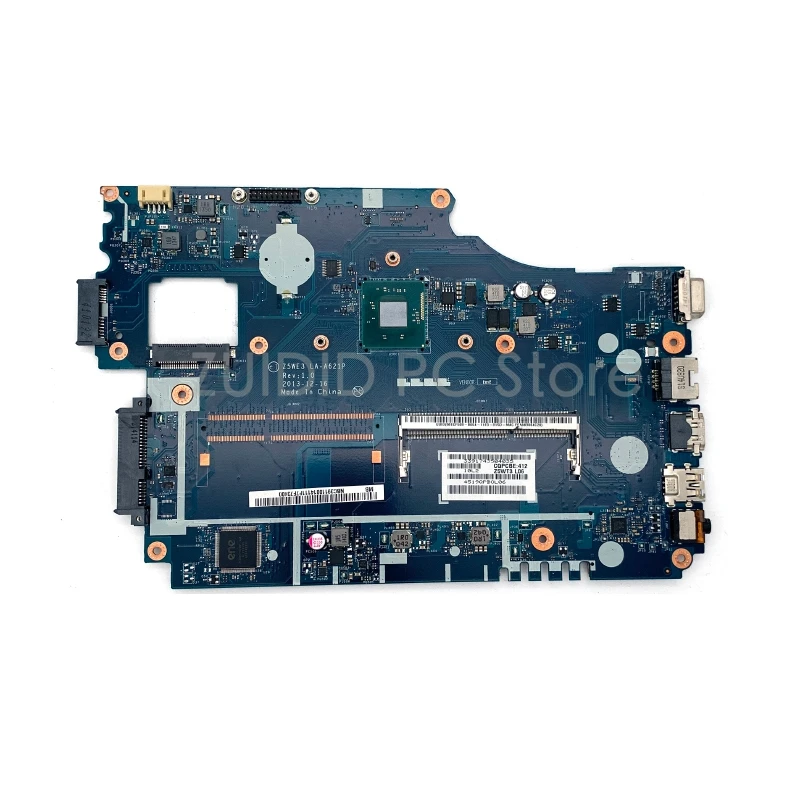 ZUIDID Z5WE3 LA-A621P NBC3911001 NB.C3911.001 For Acer aspire E1-510 E1-510-2500 Laptop Motherboard DDR3L N3520 CPU