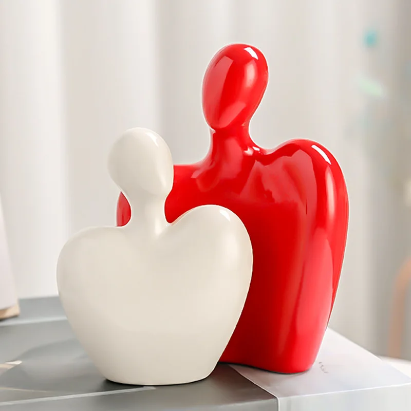 

Abstract ceramics love embraces lovers decoration simple creative art living room porch TV cabinet decoration decoration