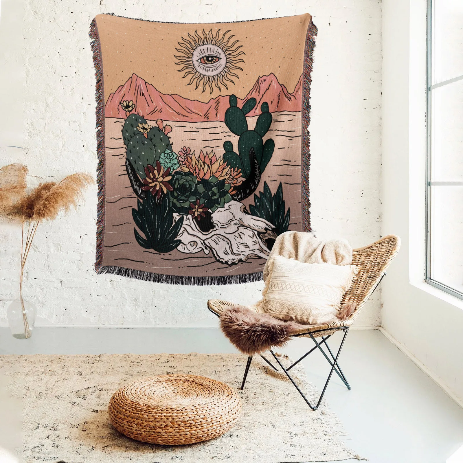 

Cartoon Beach Thread Blanket Fashion Towel Camping Mat Picnic Rug Warm Winter Bed Blanke Sofa Throw Blanket Camp Tent