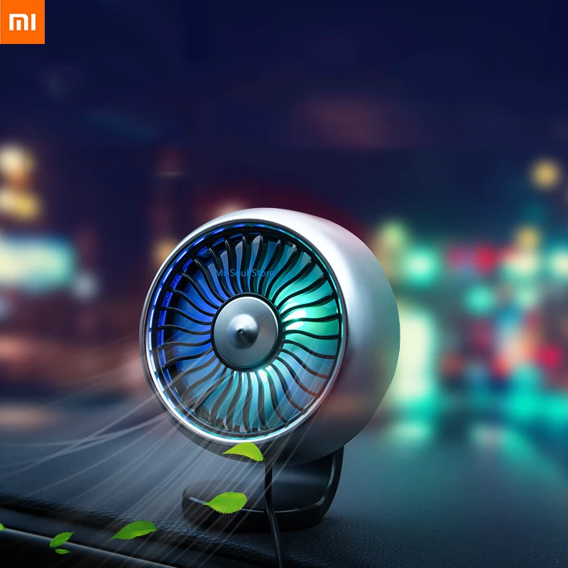 

Xiaomi Youpin New Multi-function Car Fan Car Air Outlet Center Console Wind Expansion USB Mute Mini Fan