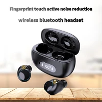 tws wireless bluetooth headset smart digital display touch noise reduction phone ios android phone universal free shipping