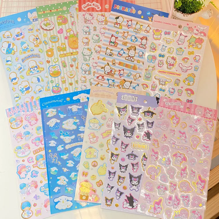 Sanrio стикеры с рисунком Hello Kitty Мелоди корицы Kuromi бумажником подарок для девушки