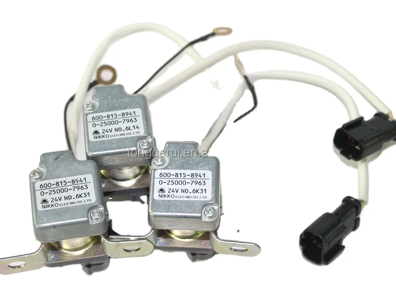 PC270-8 PC200-8 Relai Keselamatan Pemula Ekskavator 600-815-8941