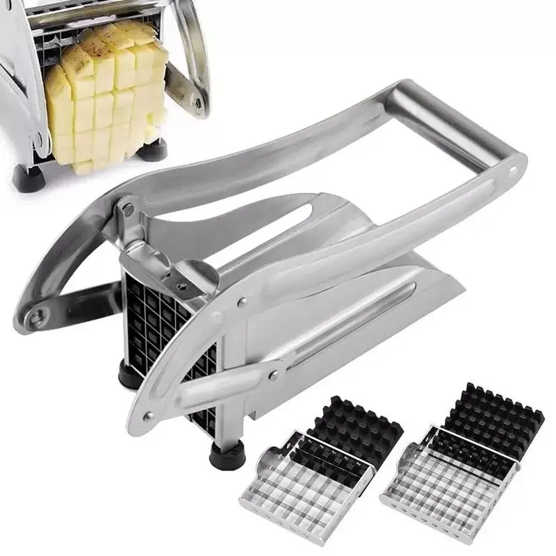 

French Fries Cutter Manual Potato Slicer Commercial Grade Vegetable And Potato Slicer Perfect For Air Fryer Food Preparation