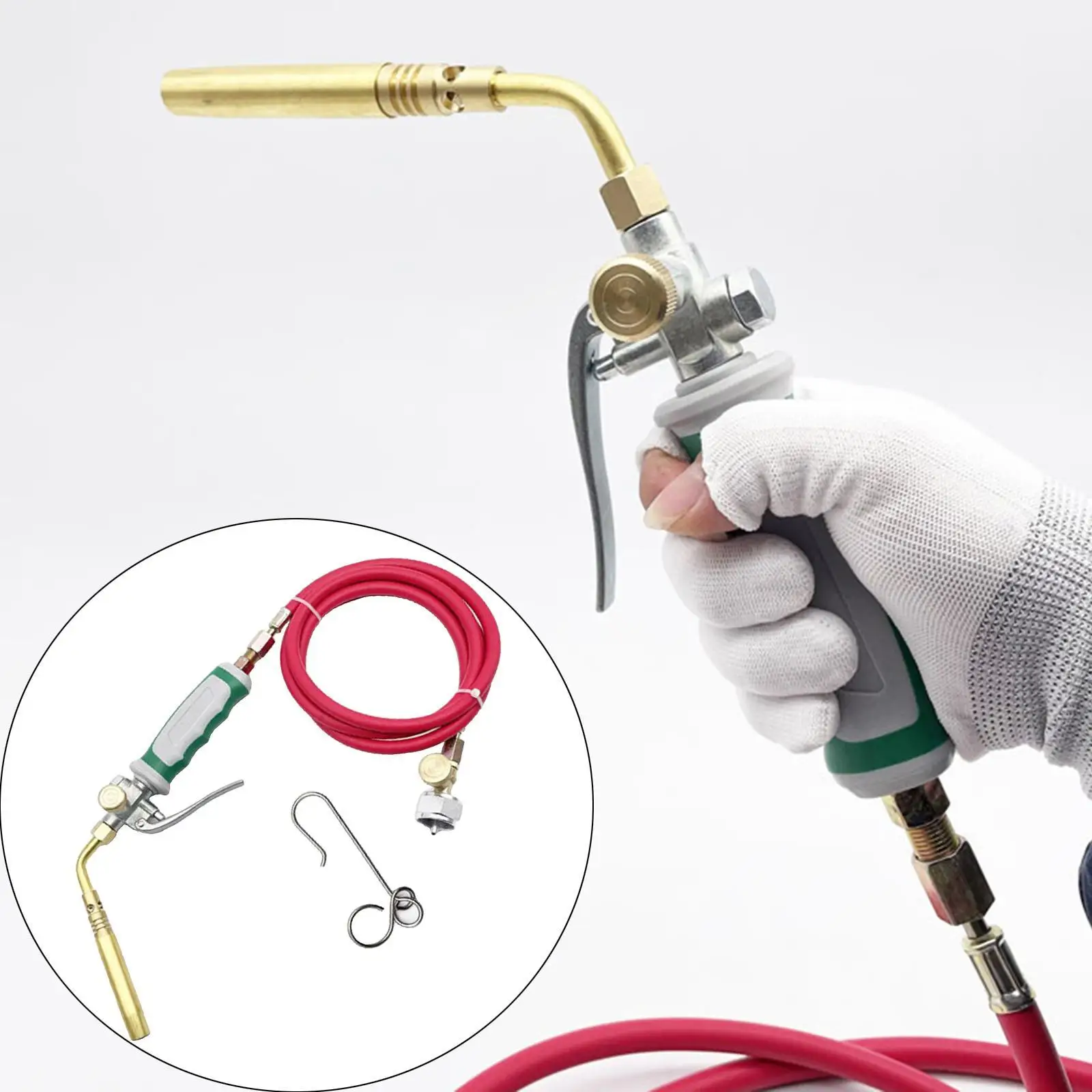 

Liquefied Gas Welding Torch Kit W 2 5M Hose for Soldering Propane Cooking
