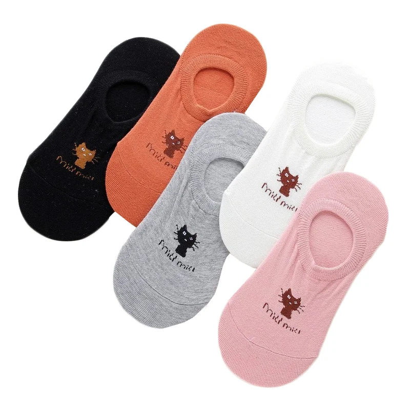 

Носки для девочек и женщин Haapy Pure 5 пар/лот, повседневные весенние хлопковые кавайные короткие женские носки в виде собак, мягкие носки в стил...