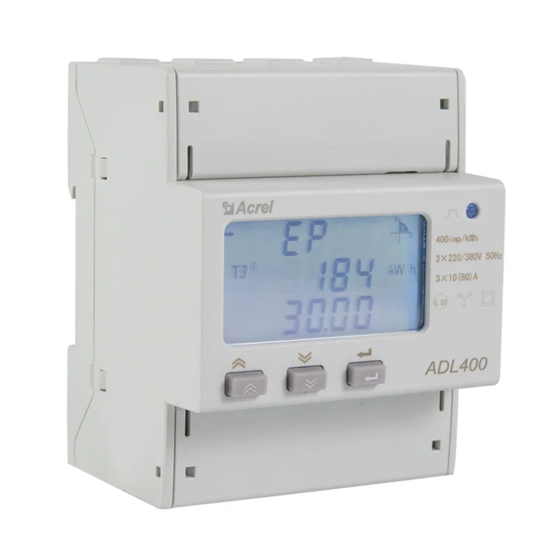 

Acrel ADL400 MID Approved 3 Phase Motor Energy Consumption Monitor Meter Modbus CT 5A 3 Phase Power Meter