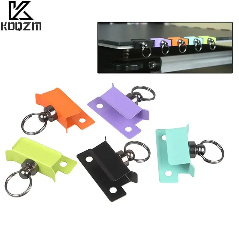 

4pcs 3D Printer Parts Glass Colorful Hotbed Platform Clamp