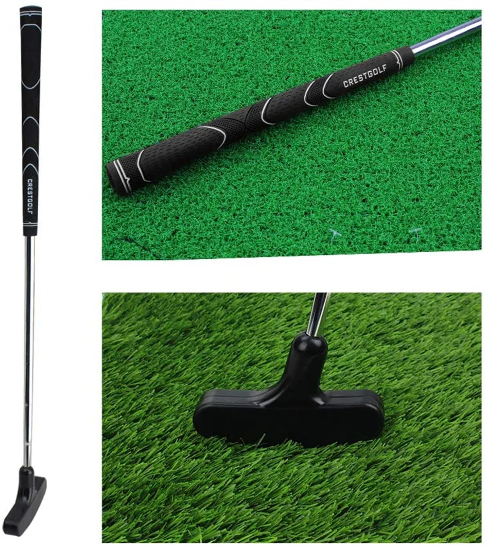 Mini Golf Putter Kids Junior Clubs club mini golf Double Sided Left &amp Right Hand Rubber Head Stainless Steel Shaft