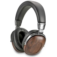 b8 plus headphone hifi stereo dynamic wooden earphone over ear dj monitoring earphones studio audio noise cancelling headset
