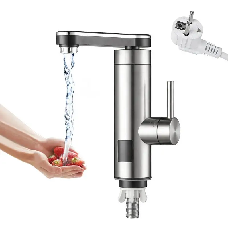 

Мгновенный смеситель для горячей воды, краны с мгновенным водонагревателем, энергосберегающий электрический кран для кухни, сада, ванной, фургона