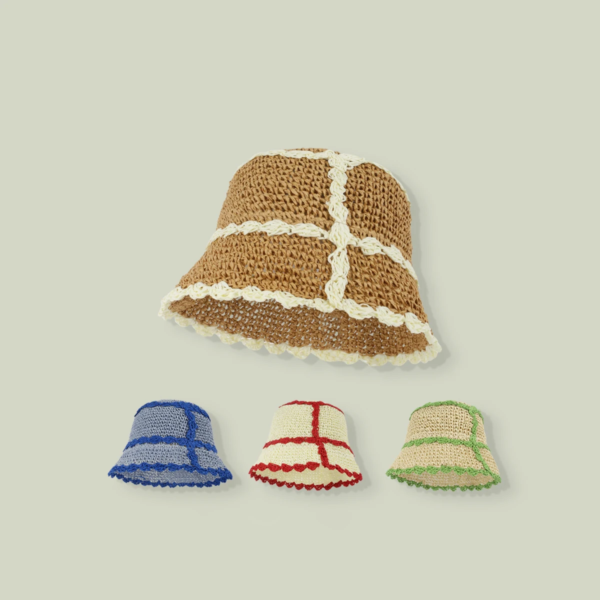 Панама женская Соломенная летняя складная шляпа от солнца для отдыха на открытом