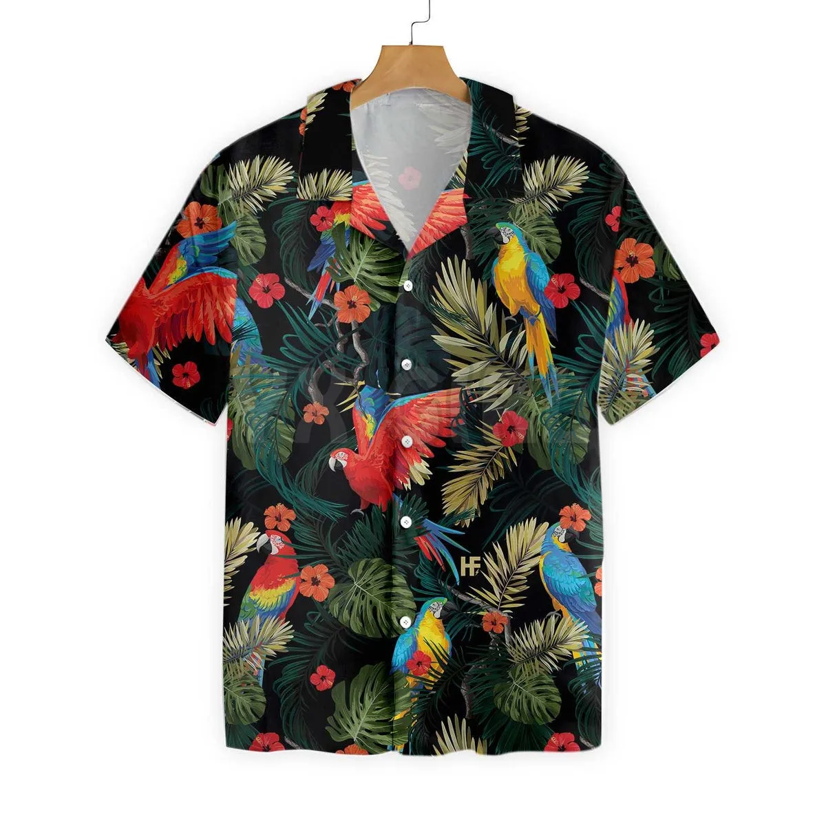 Samurai Warrior Red Flower Hawaiian Shirt 3D All Over Printed Hawaiian Shirt Men's For Women's Harajuku Casual Shirt Unisex