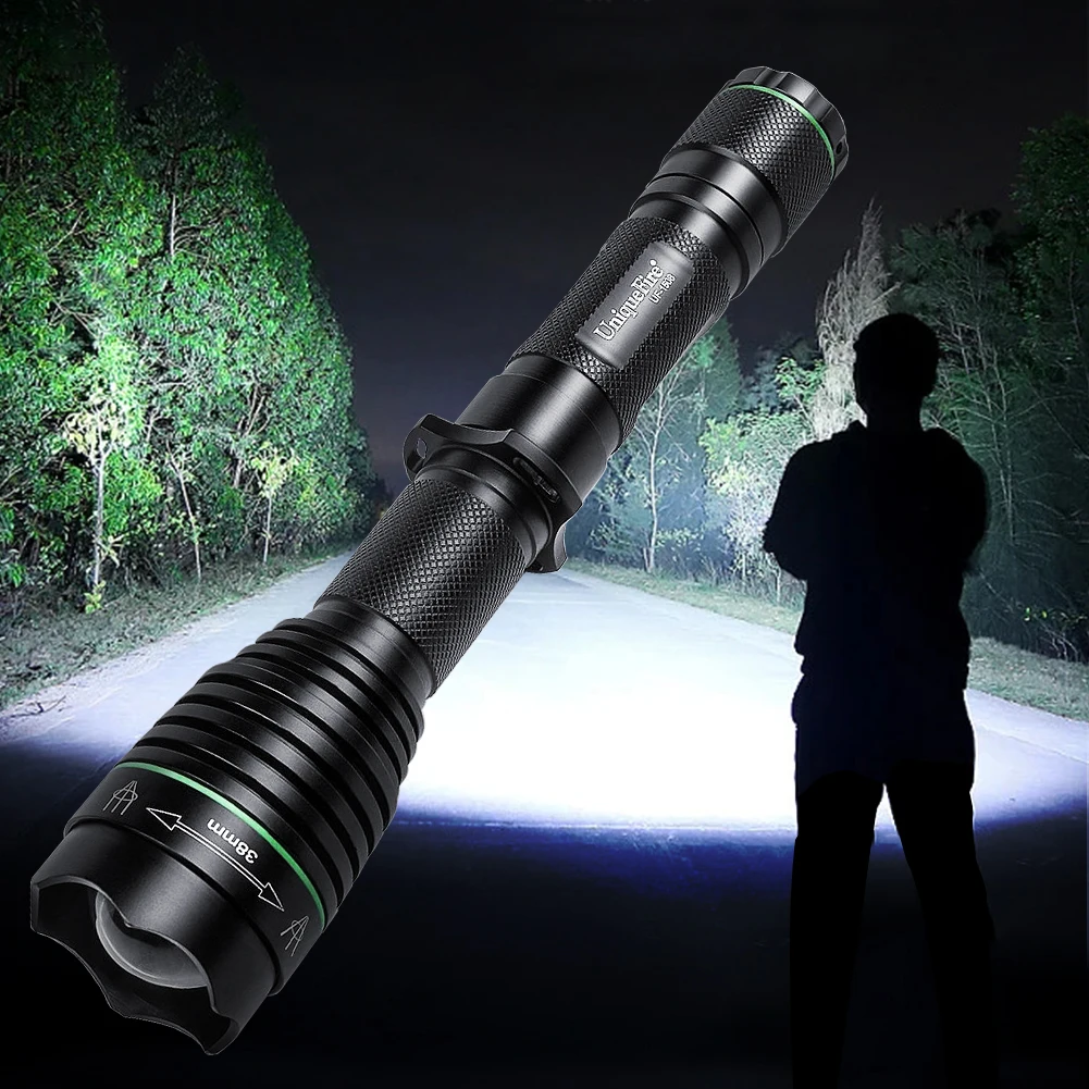 

UniqueFire 1508 T38 XML T6 LED Flashlight Camping Torch Tactical Waterproof 5 Modes 2500 Lumens Lamp Torche For Hiking,Caving