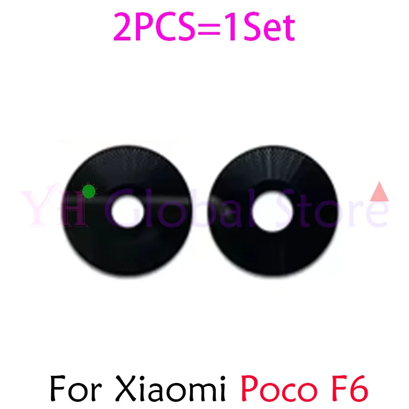 5 компл. для Xiaomi Poco F6/F6 Pro стеклянная крышка объектива задней камеры с клейкой