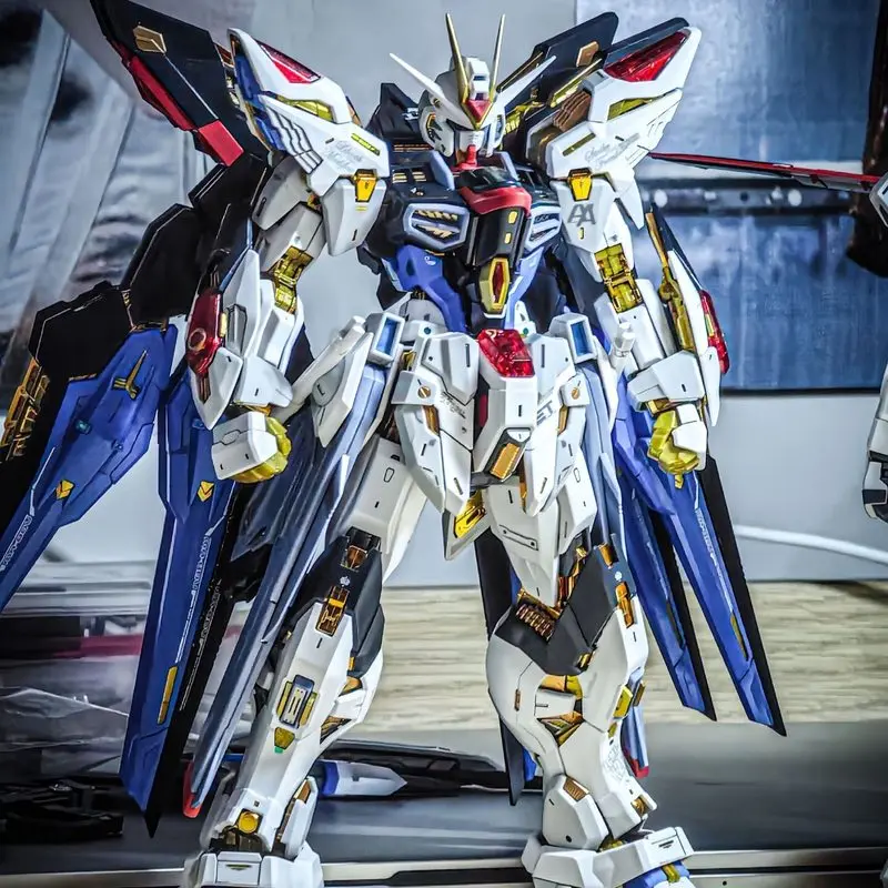 Фото Коллекционная модель MGEX Strike Freedom Premium, масштаб 1:100, с потрясающей артикуляцией, настольное украшение для взрослых хоббистов, подарок на день рождения №2