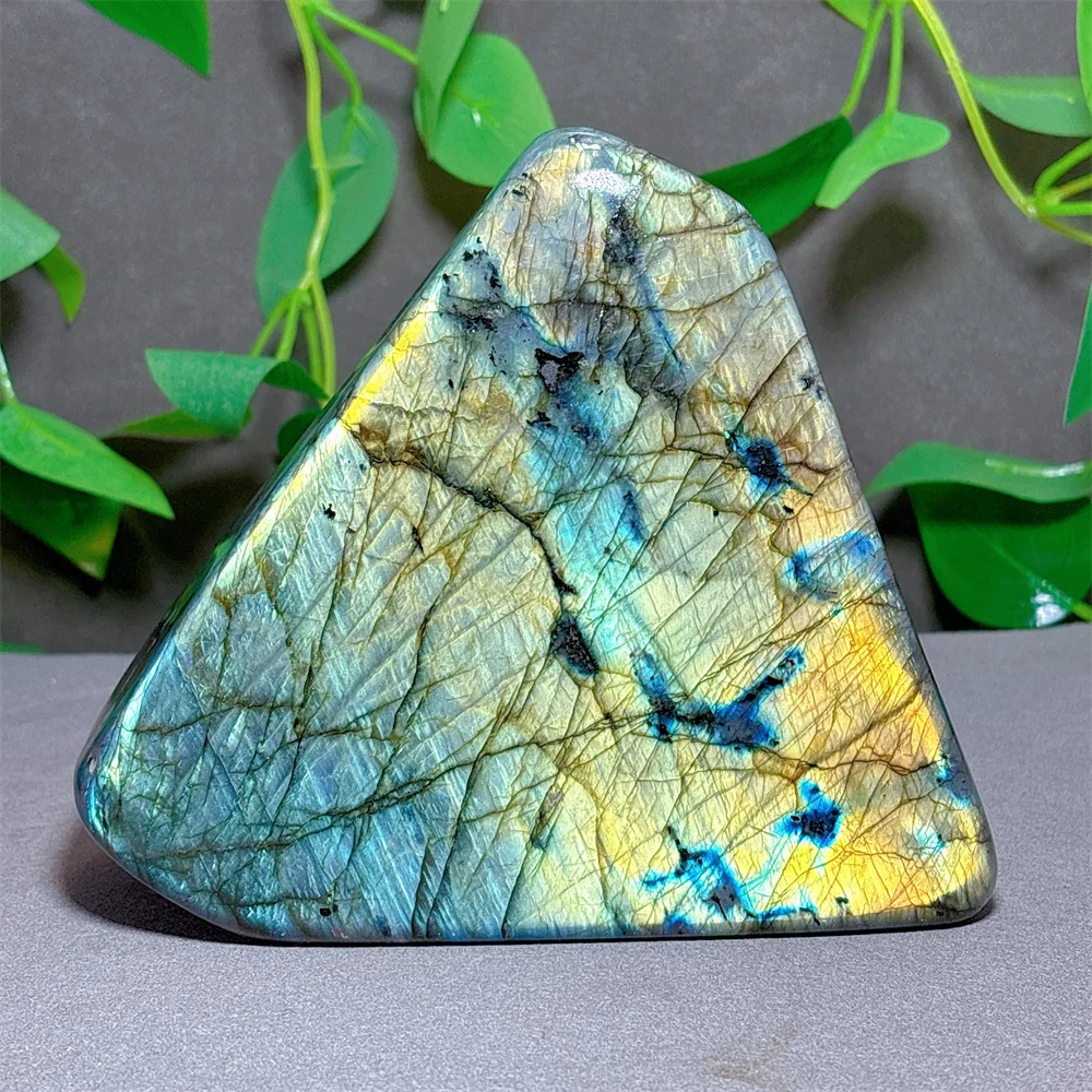 Лабрадорит свободная форма кристалл натуральный камень кварцевый минералы