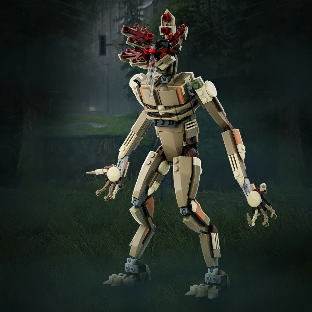 

MOC 38943 Demogorgon Eleven Brickheadz Demodog Building Blocks Monster Model Bricks Cinematic Action Doll Toys Halloween Gifts