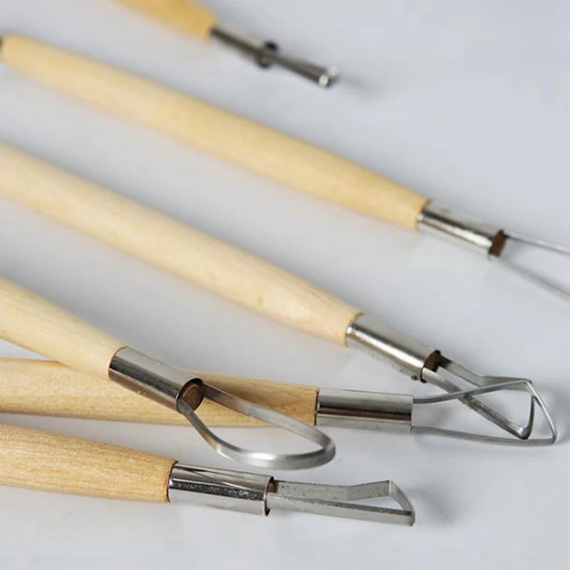 Инструменты для гончарного дела Набор плоских ножей с двойной головкой придания