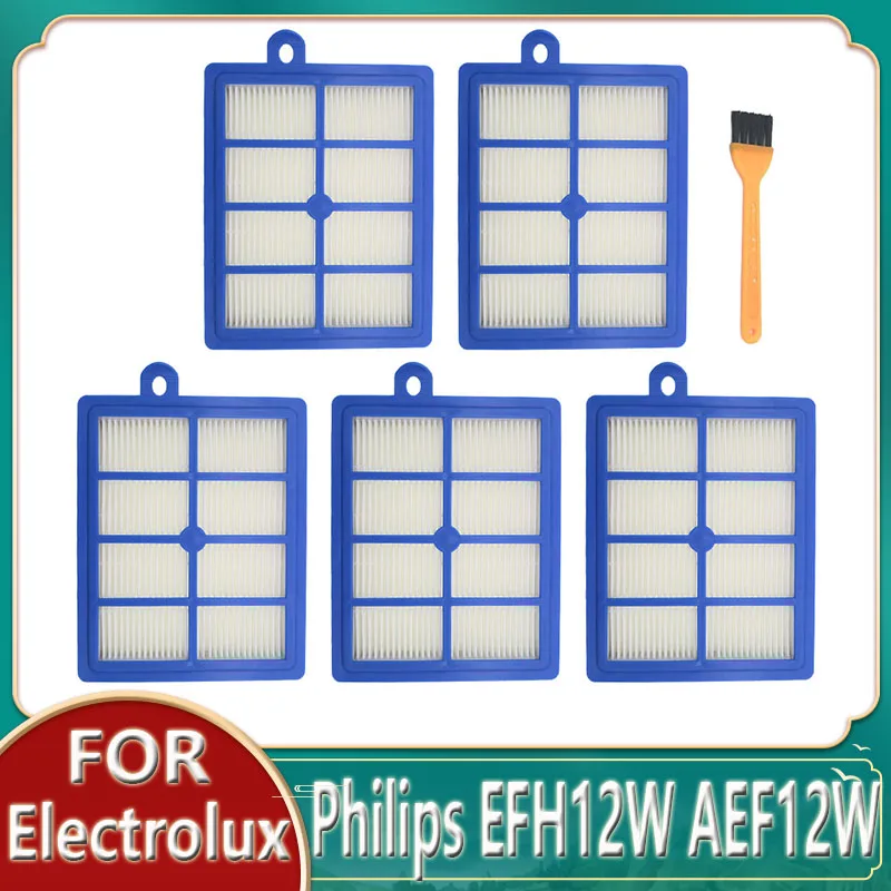 2PCS/ H12 H13 Washable And Reusable Hepa Filter, Fits For Philips For Electrolux EFH12W AEF12W FC8031 EL012W Vacuum Clener Parts