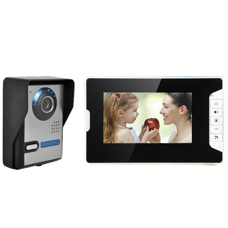 

Система видеодомофон для входной двери, проводной видеодомофон, дверной звонок, водонепроницаемая панель для звонков, ИК камера для дома, в...