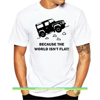 because world isnt flat mens t shirt land discovery 4x4 rover defender off road