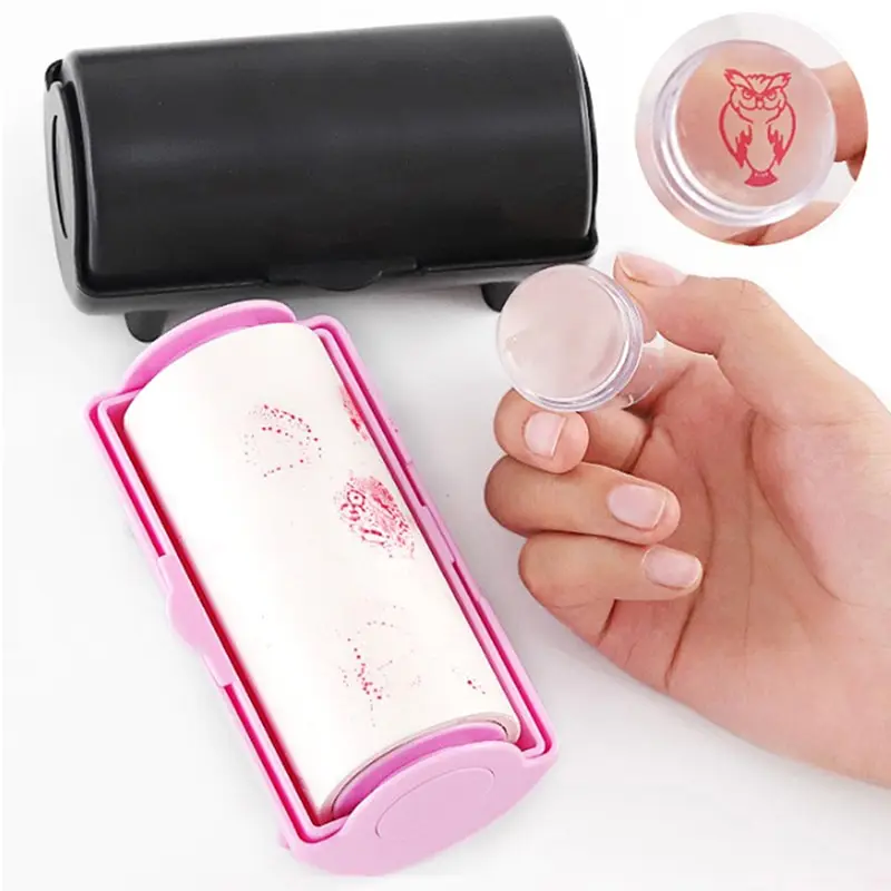 

60Sheet/Roll Nail Stamp Artifact Nail Polish SuckerNail Stamp Artifact Polish Sucker Operate Remove Printing Oil Nail Art Tool
