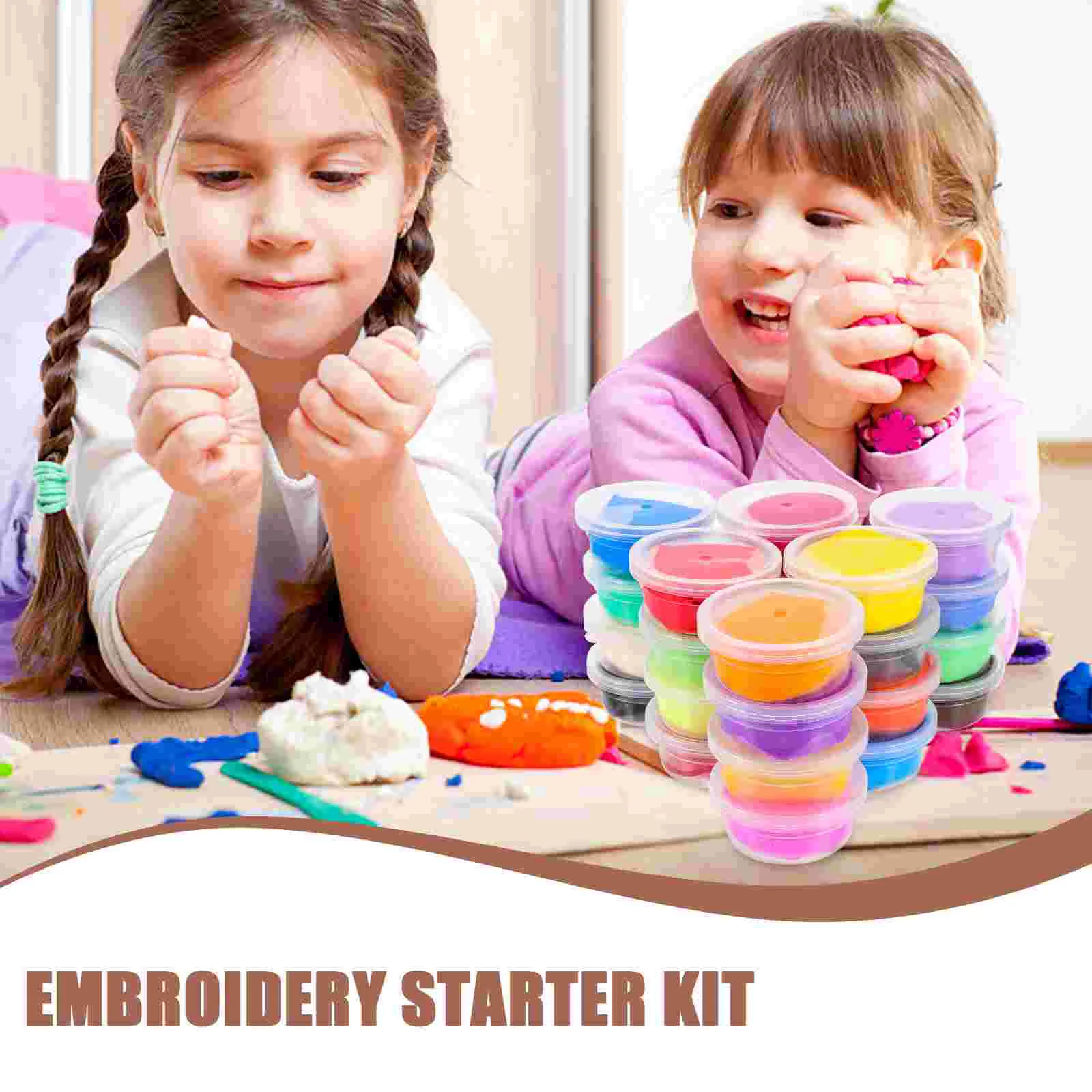 Детские глиняные глины для моделирования игрушек малышей воздушные сухие