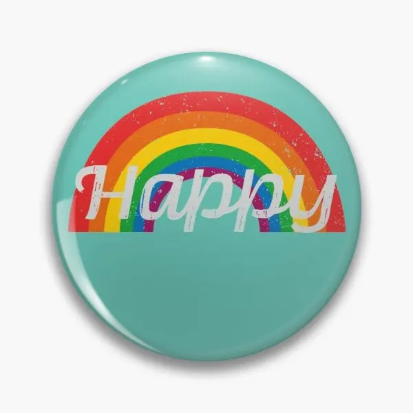 

Happy Customizable Soft Button Pin Fashion Women Badge Decor Collar Metal Creative Lover Cartoon Brooch Jewelry Cute Hat