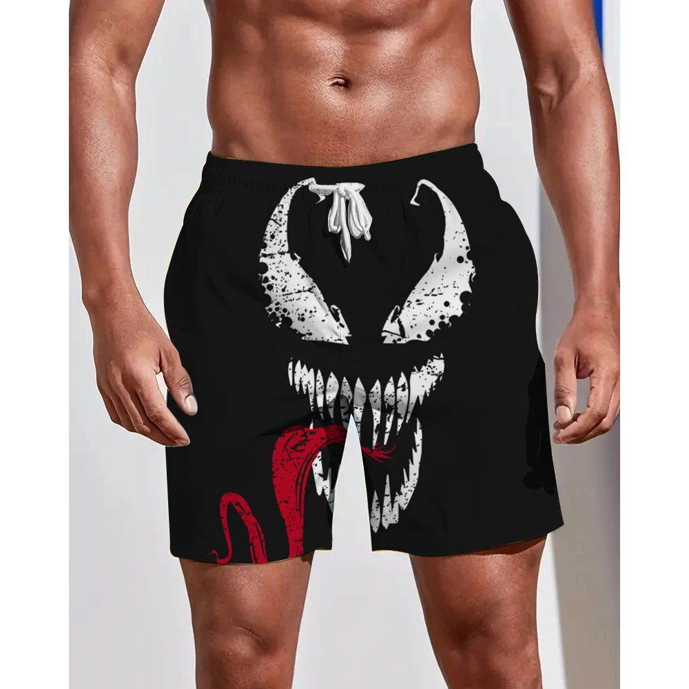 

Мужские пляжные шорты с 3D-принтом, размеры оверсайз